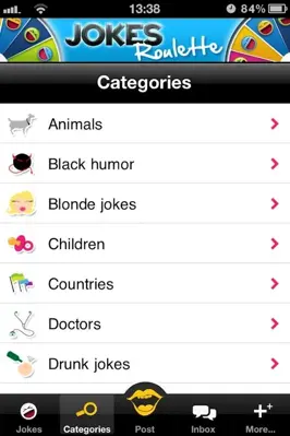 Jokes Roulette android App screenshot 1